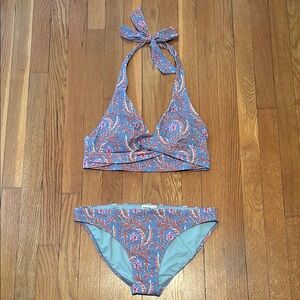 Boden Blue and Pink Bikini